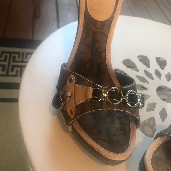 Christian Dior Slide in Healed Sandals - Picture 3 of 8